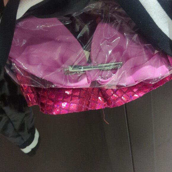 JoJo Siwa Rainbow Bomber Jacket Skirt Costume for Kids - NWT S 4-6 - Picture 6 of 7